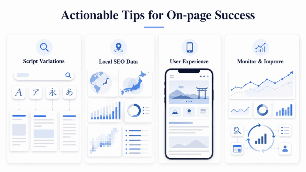 Actionable Tips for On-page Success